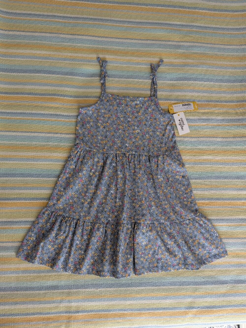 ⭐ NEW NWT Rumi + Ryder The Tie Strap Tiered Floral Dress Small 6/7